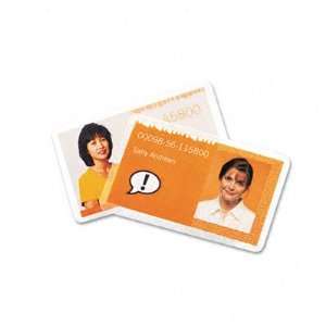  HeatSeal® ID Badge Unpunched Laminating Pouches, 2 9/16x3 