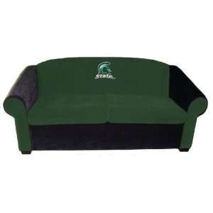  Michigan State MSU Spartans Microsuede Sofa/Couch Sports 