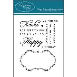  Technique Tuesday   Clear Acrylic Stamps   Swanky 