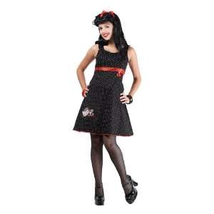   Group 33430 Hello Kitty Rockabilly Kitty Pre Teen Costume Size 14 16