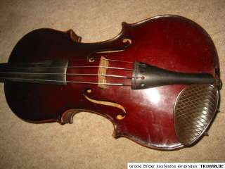 Nice old violin Xavier Maline Mirecourt 1899 nice flamed back 