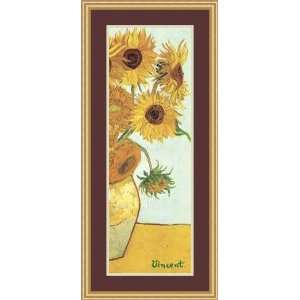 Sunflowers (Detail) by Vincent Van Gogh   Framed Artwork  
