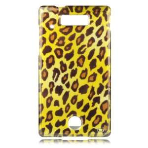 Talon Cell Phone Case Cover Skin for Motorola WX435 Triumph (Leopard 