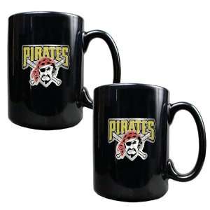  Pitsburgh Pirates 2 Piece Matching MLB Ceramic Coffee Mug 