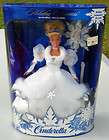 1996 Walt Disney Holiday Cinderella Princess Doll 1st MINT NRFB FREE 