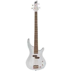  Washburn Oscar Schmidt OB50 Solid Body Bass Guitar   White 