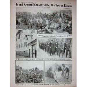  1917 WW1 Russians Bivouacking Monastir Tobacco Turkish: Home & Kitchen