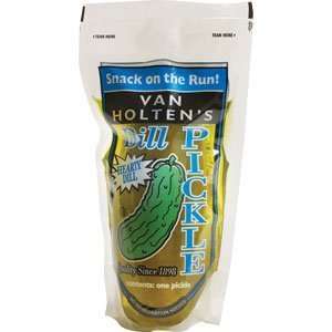 Van Holtens Pickle In A Pouch Jumbo Dill(12 in a case) ONE CASE 