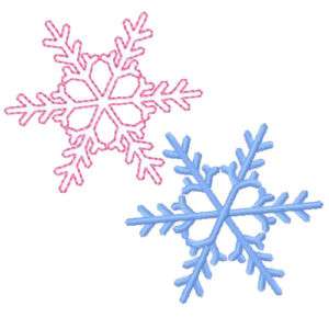 MGB* Snowflake 2 Mini Gone BIG Embroidery Designs  