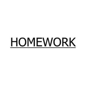  Homework Teacher Stamp   Black