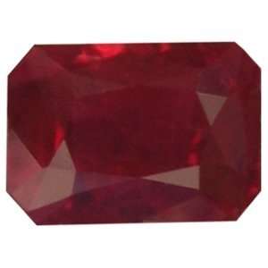  2.02 Carat Loose Ruby Emerald Cut Jewelry