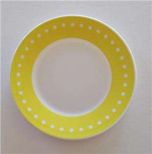 Re ment Miniature Yellow & White Large Plates Set of 4 Barbie Size 