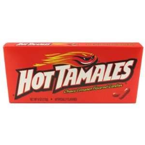 Hot Tamales 6oz Theater Box 24 Packs:  Grocery & Gourmet 