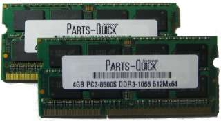 8GB DDR3 Dell Studio XPS 13 (1340) Laptop Memory  