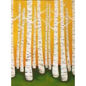 Lisa Congdon 27W by 36H  Autumn Birches CANVAS Edge #6 