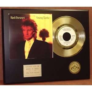  Rod Stewart 24kt 45 Gold Record & Original Sleeve Art LTD 