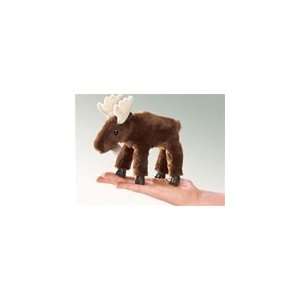  Finger Puppet Mini Moose   By Folkmanis