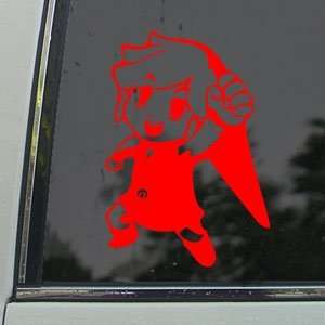  Legend Of Zelda Red Decal DS Lite NDS NDSL Car Red Sticker 
