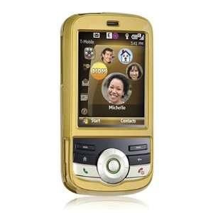   Crystal Case for HTC Shadow II / Gold Cell Phones & Accessories