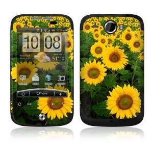 HTC WildFire Skin Decal Sticker   Sun Flowers