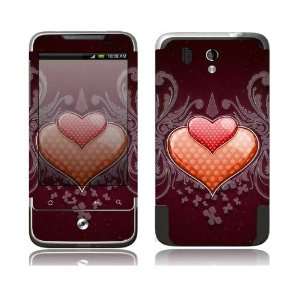 HTC Legend Decal Skin   Double Hearts 