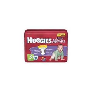 Huggies Supreme Little Movers Diapers, Jumbo Pack, Size 3, 16 28lbs 31 