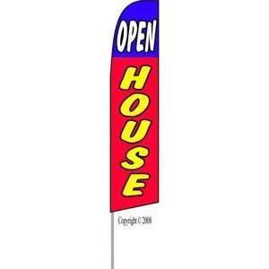   Ad Banner Flutter Flag 16 Complete Kit, Open House