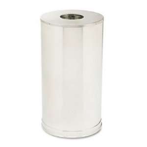   and Metallic Series Drop In Top Waste Receptacle, Round, Satin