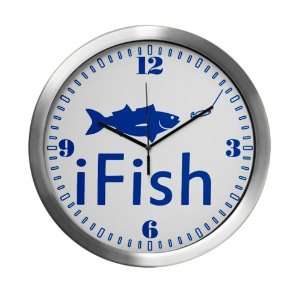  Modern Wall Clock iFish Fishing Fisherman: Everything Else