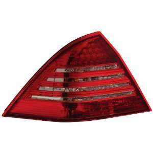  Anzo USA 321047 Mercedes Benz Crystal Lens Red/Clear LED 