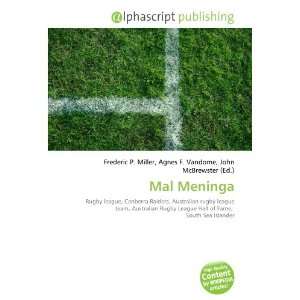  Mal Meninga (9786132756688): Books