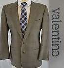 Valentino Mens Brown/Navy Blue 100% Wool Sport Coat Blazer (40R) Made 