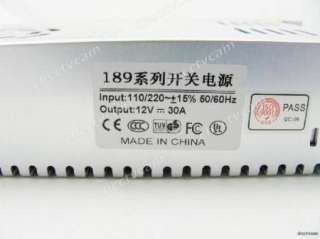 Universal 12V 30A DC 360W Regulated Switch Power Supply  