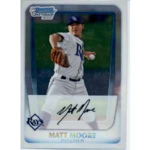   Chrome Prospects #220 Matt Moore Tampa Bay Rays: Sports & Outdoors