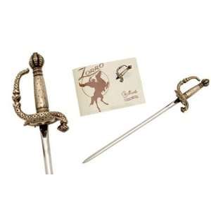  Miniature Zorro Sword (Bronze)