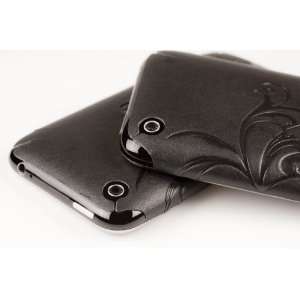  ZAGG LEATHERskin Black Floral for Apple iPhone 3G/3GS 