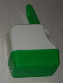 VINTAGE LUSTRO WARE Green & White PLASTIC PITCHER NICE!  