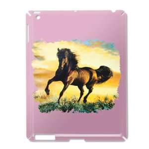  iPad 2 Case Pink of Horse at Sunset 