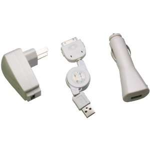  iPod 3 in 1 Charger, Home / Car and USB Charger & Data 