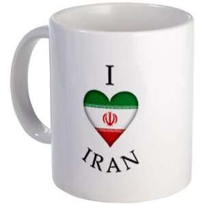 I HEART IRAN National Flag 11oz Ceramic Coffee Cup Mug 