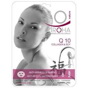  Iroha Nature Tissue Mask Q10 Collagen & Soy Beauty