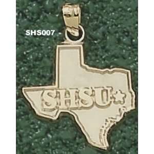 Sam Houston State Texas Map W/Shsu Charm/Pendant  Sports 