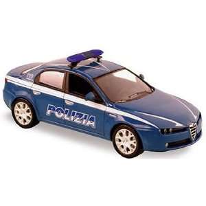   N790028 Alfa Romeo 159, Italian Police   Blue and White Toys & Games