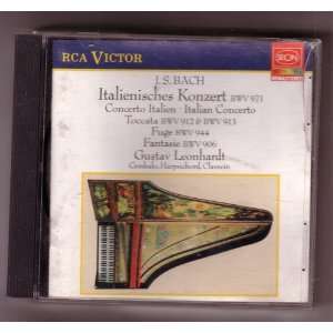  Audio CD J.S. Bach Italienisches Konzert Gustave Leonhardt 