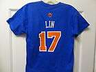 NEW YORK KNICKS Jeremy Lin M Chinese Language Adidas Player T Shirt