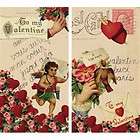 HomArt Valentines Love Letter Large Decorative Wood Matches