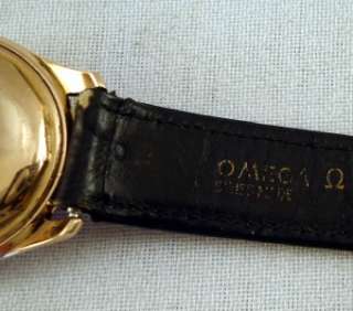 RARE OMEGA SEAMASTER DATE AUTOMATIC SOLID 18Kt GOLD 1968s ORIGINAL 