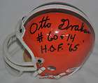 Otto Graham Autographed Signed Cleveland Browns Mini Helmet PSA DNA 