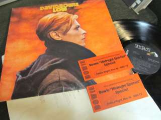 David Bowie LOW LP 77 orig NM cpl12030 w/2tickets RARE  
