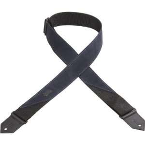  Levys Leathers M8S NAV Suede Guitar Strap: Musical 